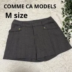 COMME CA MODELS Mサイズ レディース チェック キュロット