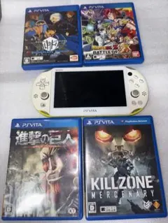 PlayStation Vita PCH-2000 ライムグリーン白　ソフト付き