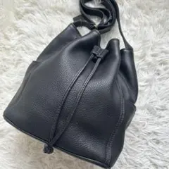 美品✨コーチ ショルダーバッグ ソノマ 巾着 グレインレザー 肩掛け ブラック