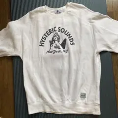 ⭐︎HYSTERIC GLAMOUR ホワイトクルーネックセーターのサムネイル