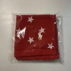 POLO RALPH LAUREN タオルハンカチ レッド 星柄のサムネイル
