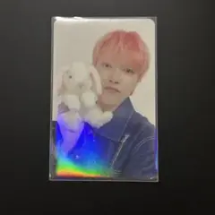 ATEEZ トレカSAN うさぎ ATEEZ トレカ ソンファ ピンク うさぎ ATEEZ MAKESTAR ラキドロ
