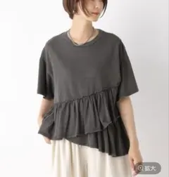 レプシィム 裾フリルトップス 半袖Tシャツ