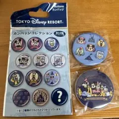 ディズニーリゾート カンバッジ ミッキーマウスと仲間たち シークレット 缶バッジのサムネイル