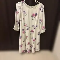 MISCH MASCH 花柄 ワンピース ホワイト