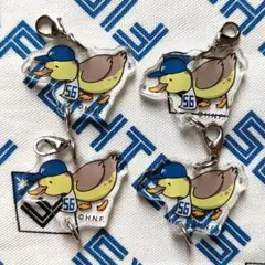 北海道日本ハムファイターズ カルガモ隊キーホルダー4個【細川凌平】