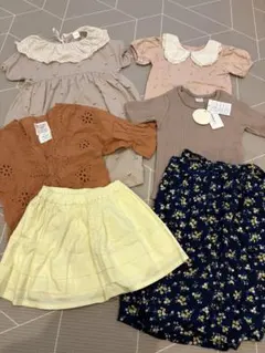 まとめ売り　女の子　100 半袖　夏服　バースデイ　保育園　新品あり