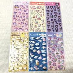 サンリオ ぷくっとシール 6点 まとめ売り