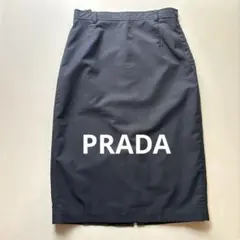 PRADA タイトスカート　ナイロン　黒　サイズ40