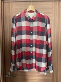 無印　フランネルシャツ　XL