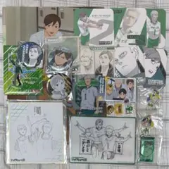 ハイキュー 二口 青根 まとめ売り ハイキュー展 缶バッジ アクスタ ピンズ