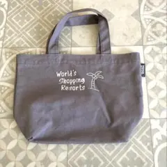 新品　ミニトートバッグ グレー