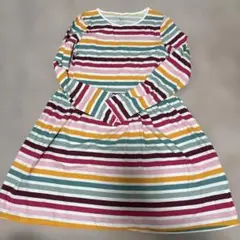 H&M ストライプワンピース