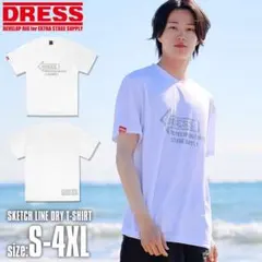 DRESS スケッチライン ドライTシャツ　サイズM 新品未使用品のサムネイル