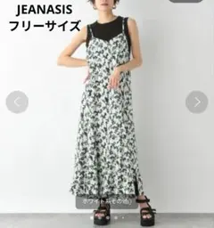 JEANASIS 花柄 キャミ ワンピース ロング ボタニカル　重ね着　3wayのサムネイル