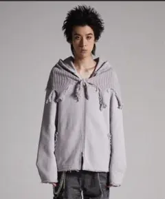 grancy レースアップライトメッシュプルオーバー ピンク M - メルカリ