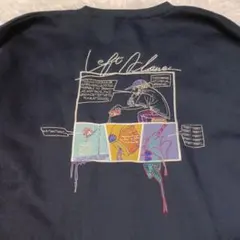 LEFT ALONE 刺繍スウェット トレーナー カエル ネイビー