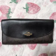 COACH ブラック 二つ折り財布