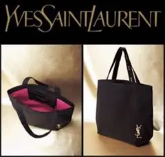 新品　イヴサンローラン ロゴ　ノベルティ　YSL トートバッグ ハンドバッグのサムネイル