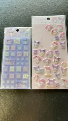 クロミ　マイメロ　シール２枚セット　タイルシール（新品）