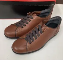 アキレスソルボ（24cm）甲ゴム ブラウン 日本製 本革のサムネイル