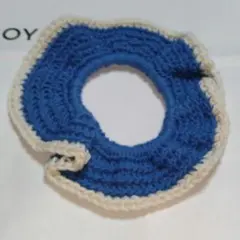 ハンドメイド ニット シュシュ