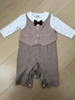 petit main フォーマルロンパース 蝶ネクタイ付 結婚式