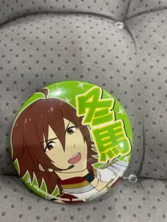 アニメキャラクター 缶バッジ 緑色