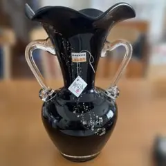 カメイガラス 花瓶 本金使用 手作り フラワーベース