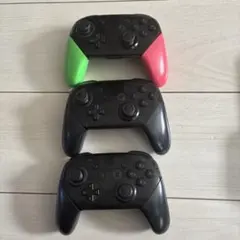ジャンク品★ Nintendo Switch プロコン3個