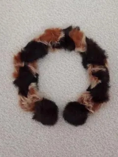 ファーマフラー ダークブラウン/ブラウン