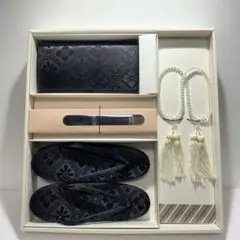 喪服小物セット和装小物 バッグ草履 (約23cm) 数珠 コーリンベルト礼装⁠