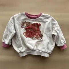 。*す様 スウェット　トレーナー　90 保育園　幼稚園　お出かけ　公園　プリント