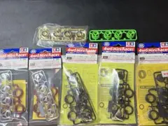 ミニ四駆 限定品 ローフリクション タイヤ マルーン カーボンホイール