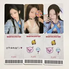 3点 babymonster yg select 中華 購入特典 トレカ ルカ