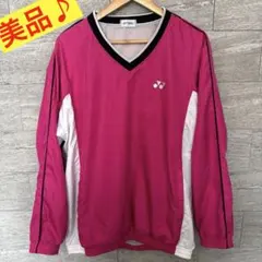 ヨネックス Vネック ウィンドブレーカー ピステ XL ピンク