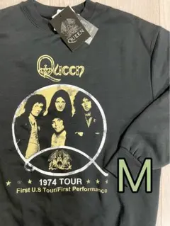 QUEEN クイーン 裏起毛 トレーナー スウェット バンドTシャツ M