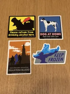 一番くじ　ジョジョの奇妙な冒険 ステッカーアソート L賞　ファントムブラッド