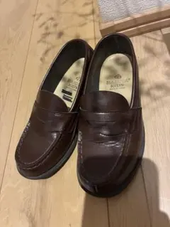 Haruta Kids ダークブラウン ローファー 19