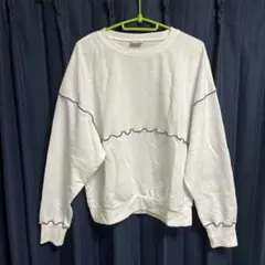 Workman Colors ホワイト スウェット　トレーナー　Lサイズのサムネイル