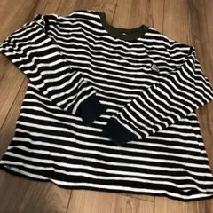 ボーダー長袖カットソー 130cm