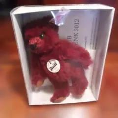 Steiff Club 2012 テディベア ボルドー 10cmのサムネイル