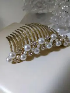 ✩パールきらきら✩髪留め✩夜会巻き