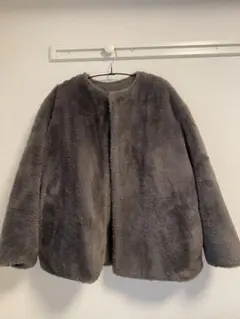 ミラオーウェン ファーコート リバーシブル　ミラオーウェン　ライトグレー Mila Owen（ミラオーウェン）の「リバーシブルエコファー