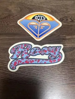 【超希少/USA限定】ROXY ヴィンテージ ステッカー 2枚セット 90sのサムネイル