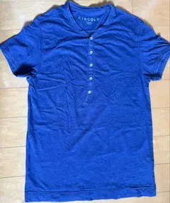 CIRCOLO ヘンリーネック Tシャツ 青　BEAMSのサムネイル