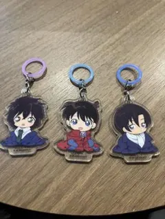 名探偵コナン ふらっとめじるしアクセサリー ちぢませ隊ver 3個セット