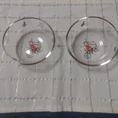 サンタクロース ガラスボウル 2個セット