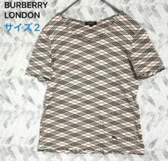 バーバリー チェック柄 半袖カットソー コットン100（2）春夏人気 薄手