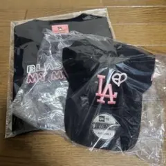 【NEWERA×BLACK PINK】コラボキャップ＆Tシャツ2点セット